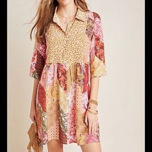 Kachel x Anthropologie Silk Paisley Tunic